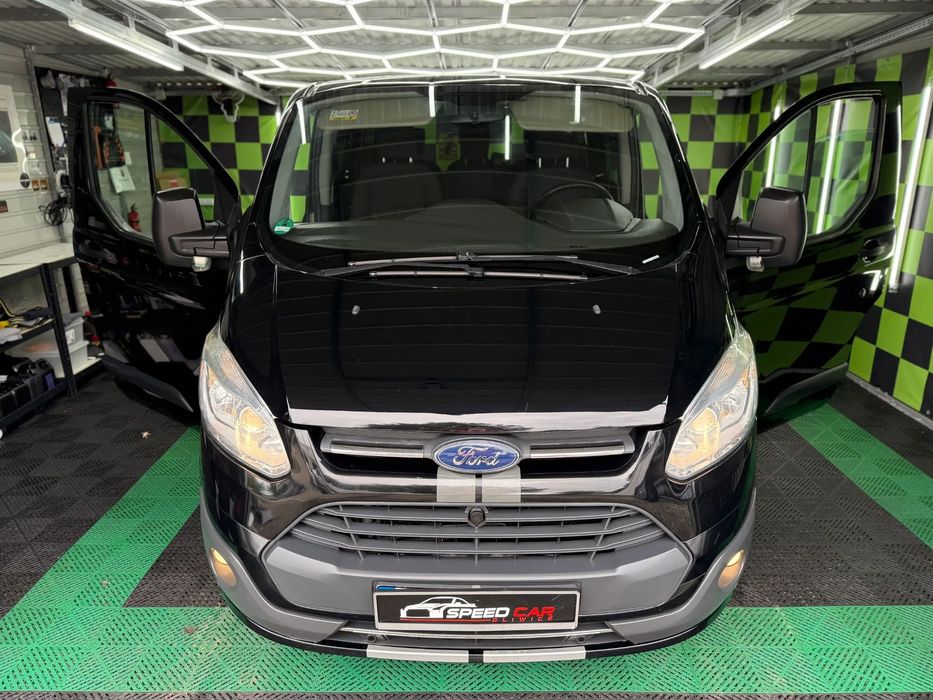 Ford Transit Custom 2.0 TDCi 170 KM- LIMITED-9 OSÓB NAVI Klima Nawiewy Parki Grz.fotele