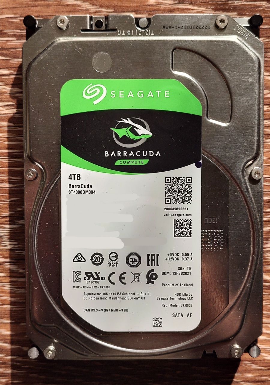 Жорсті диски HDD 4TB/2TB- Toshiba/Seagate - HGST