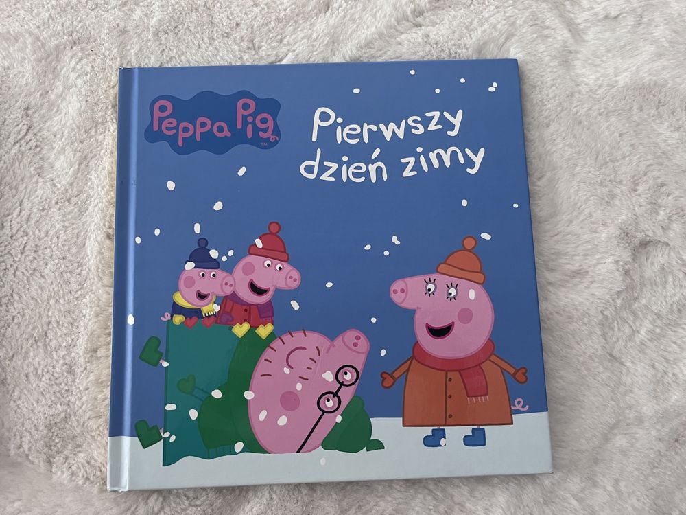 Zestaw książek Peppa Pig świnka zima morze dziadek twarda okładka