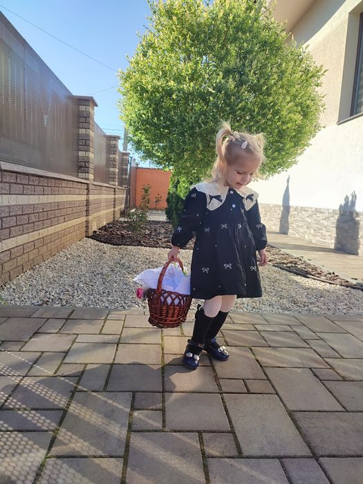 Святкова сукня (плаття) на дівчинку (86/90 зріст))