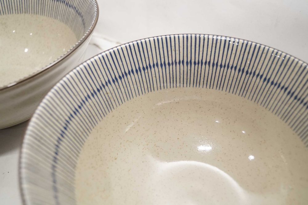 2X japońska ceramiczna miska Ramen miski do ramenu pałeczki łyżki