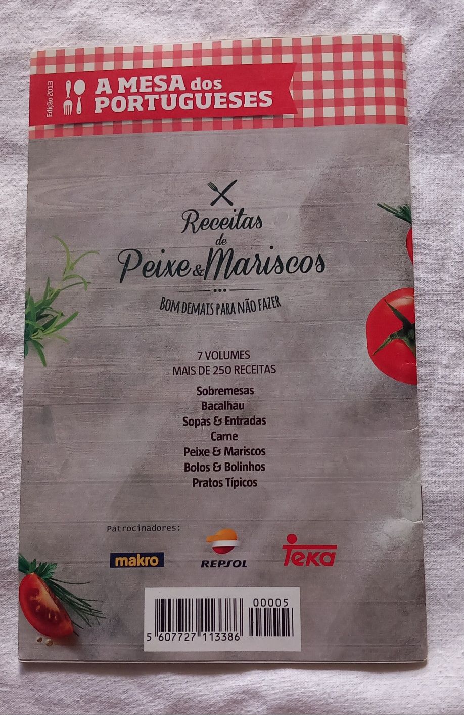 Livro Receitas de Peixe e Mariscos 5€