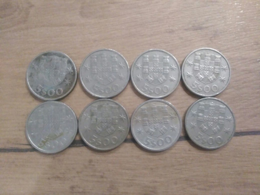 Moedas de 5 escudos