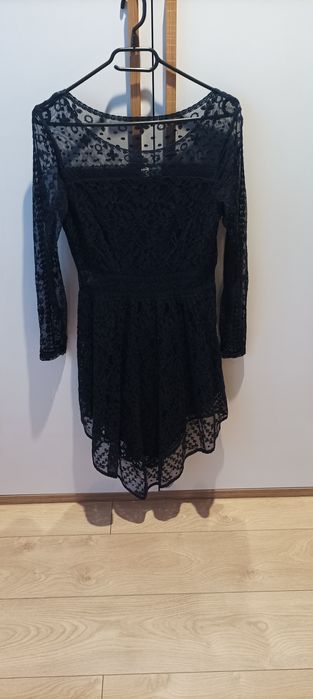 Sukienka elegancka, koronka s/ m