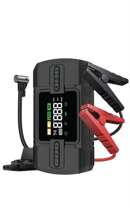 Пусковий пристрій/ компресор/ PowerBank/ Ліхтар Green lion 1200A