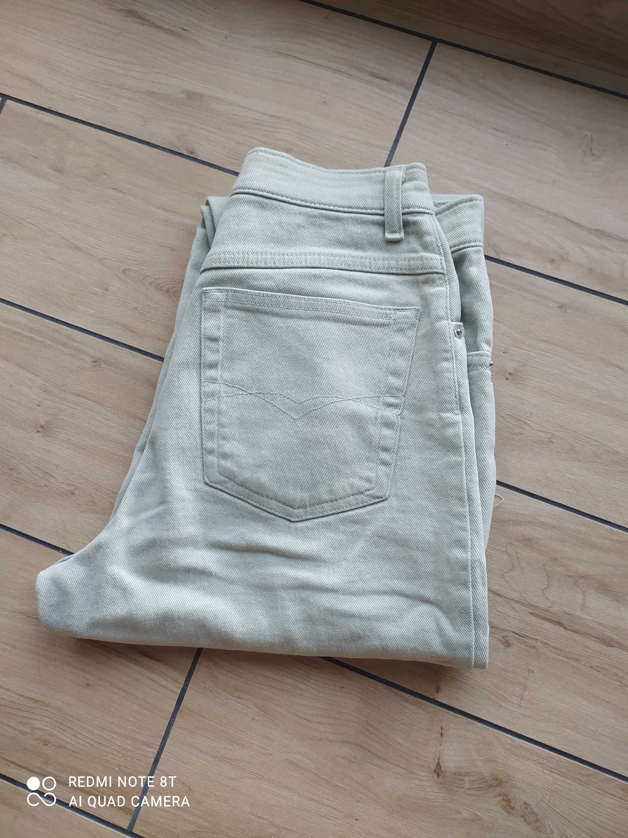 Spodnie jeans damskie 38