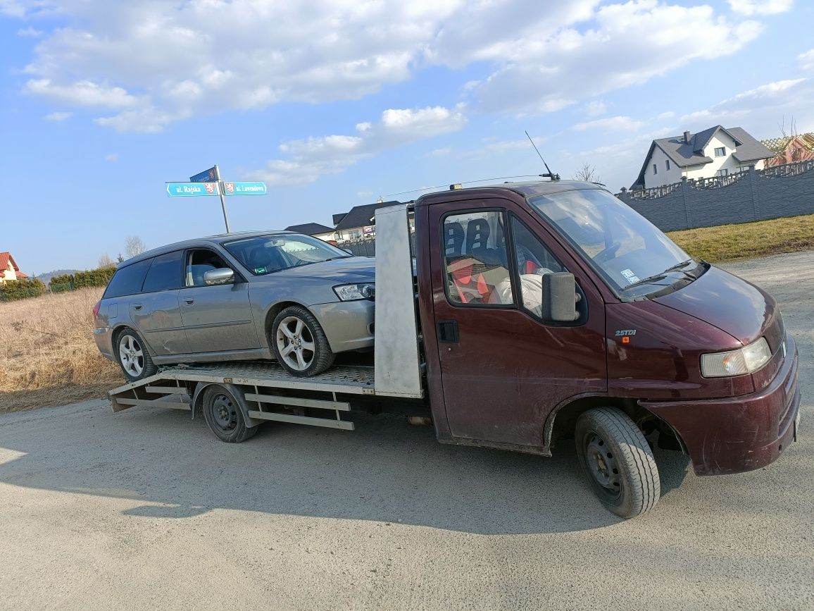 Fiat Ducato auto laweta 2.5 turbo diesel z mocną wyciągarką
