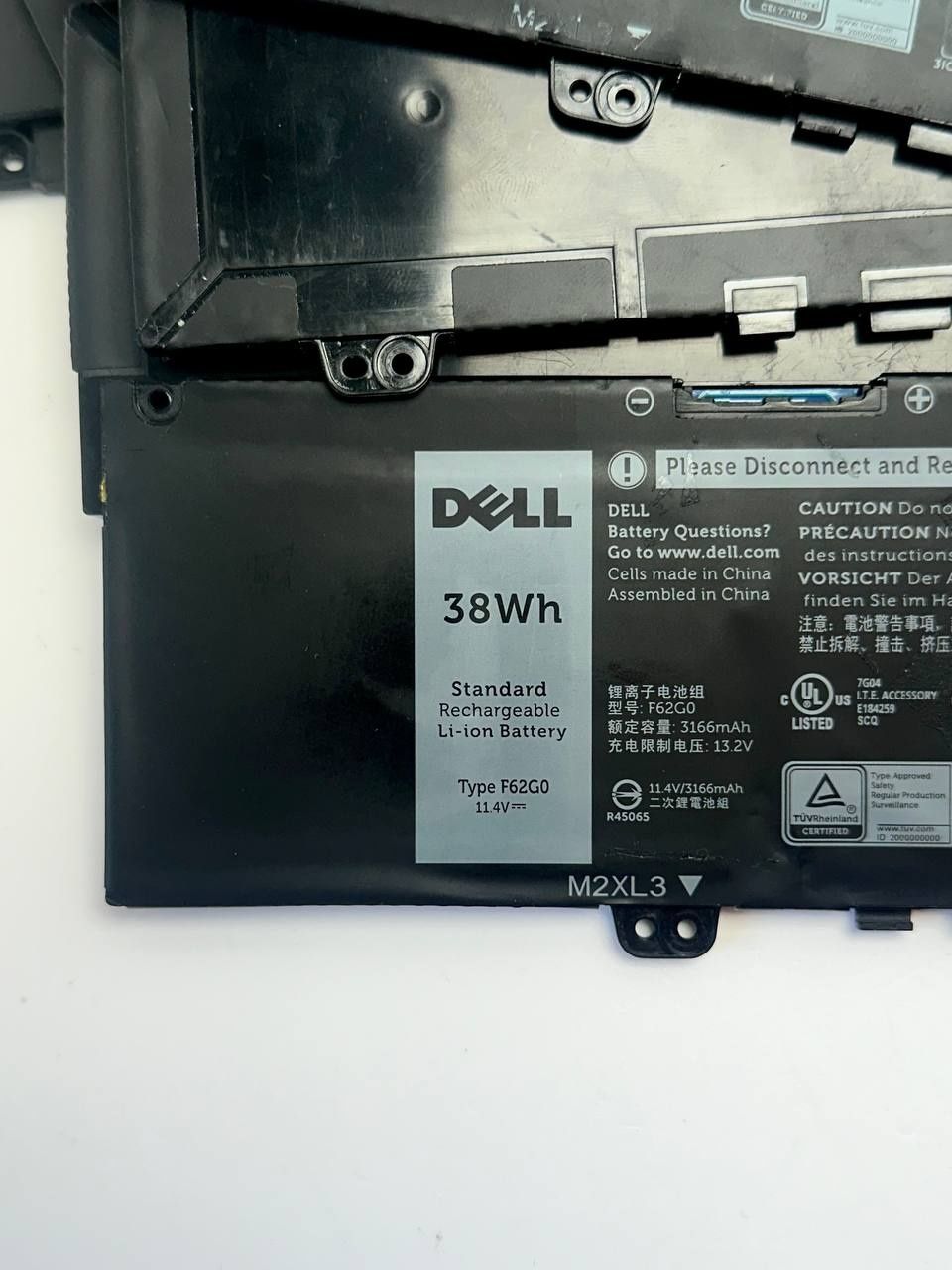 Батарея АКБ Dell Inspiron 13 7373 7386 7380 F62G0 11.4V 38Wh
Батарея