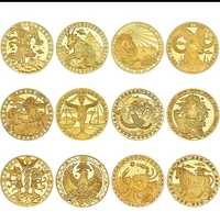 Набір з 12 монет знаки зодіаку