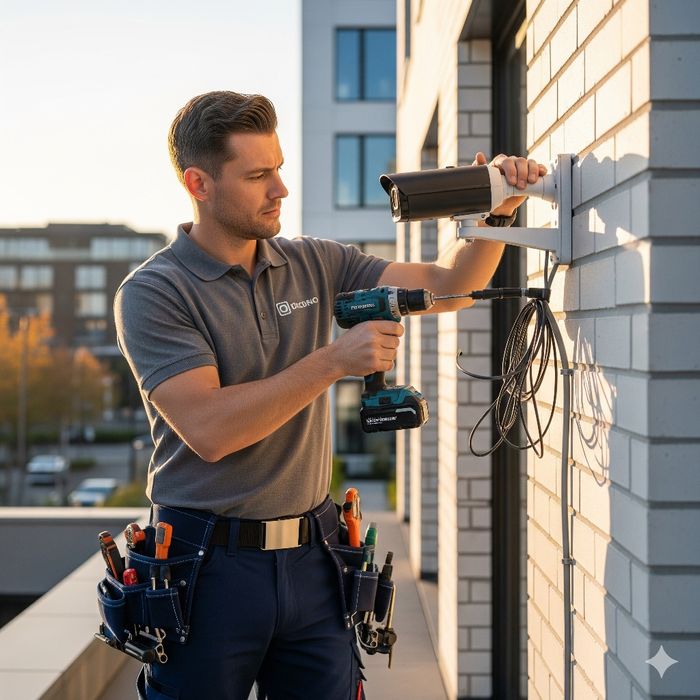 montaż kamer, instalacje alarmowe, monitoring