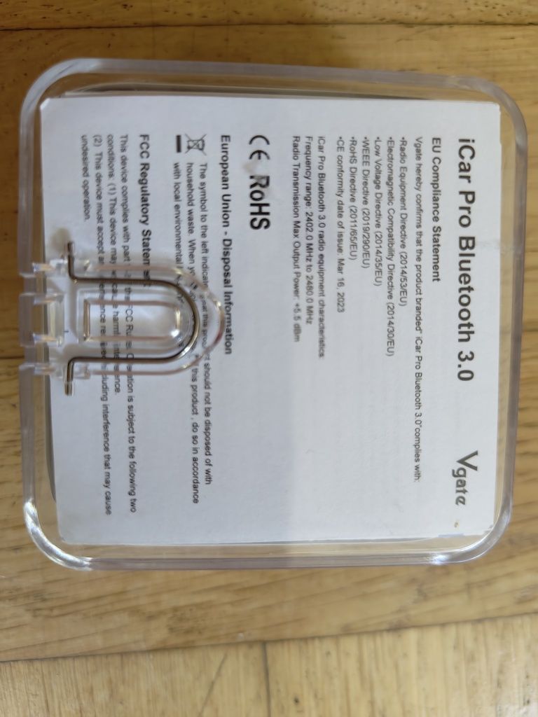 Interfejs diagnostyczny OBD2 ELM327 Vgate iCar Pro 3.0 – stan IDEALNY!