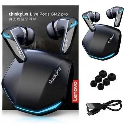 oryginalne słuchawki Lenovo GM2 Pro ThinkPlus bezprzewodowe Bluetooth