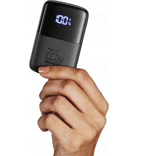 iniu bi-b61 powerbank 2xusb 10000mah 22,5w lcd wyświetlacz qc4.0 pd3.0