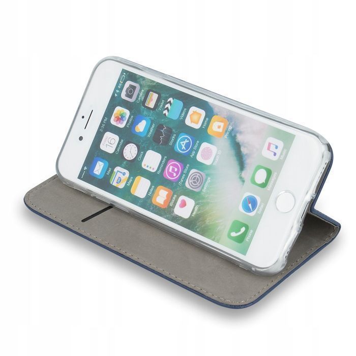 Etui Z Klapką Magnetic Iphone 11 Pro Max Granatowe