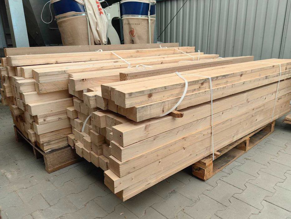 Belki drewniane, kantówki 7x9x205cm suche