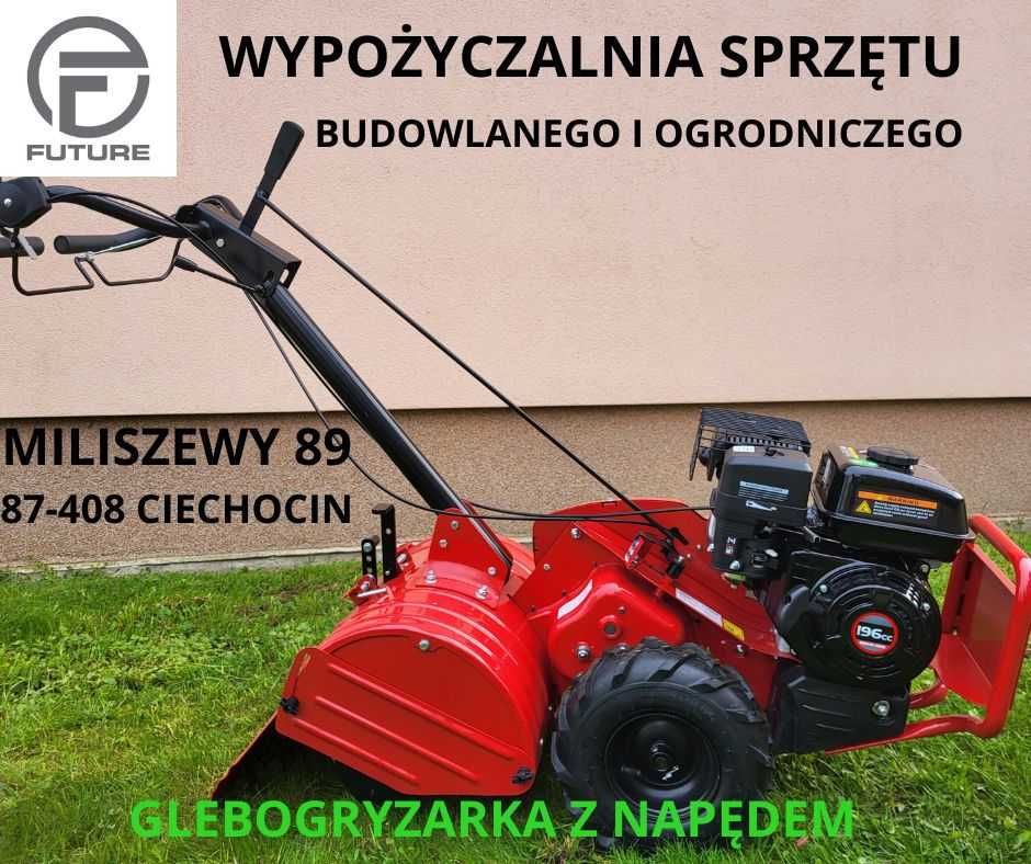 Rozdrabniacz rębak do gałęzi łuparka wypożyczalnia wynajem