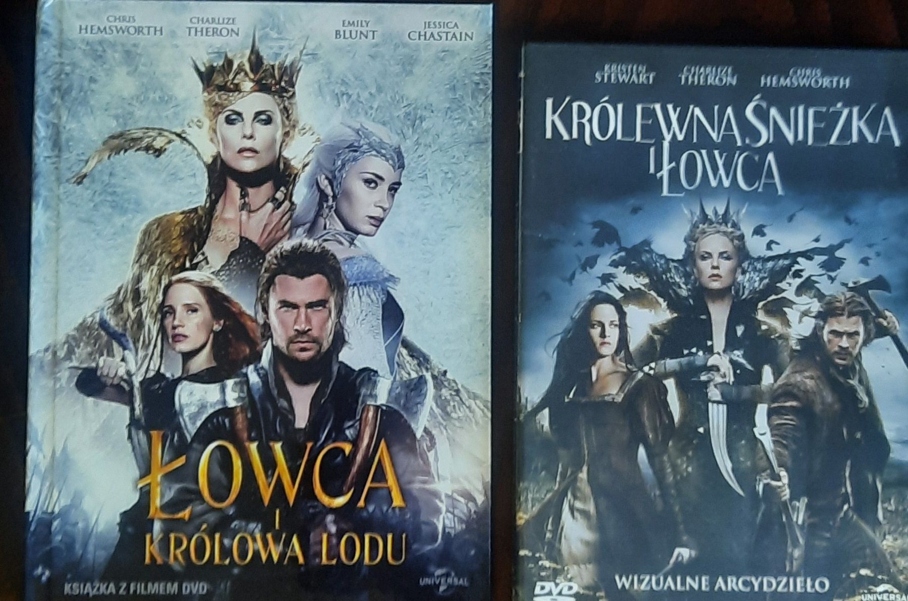 2 dvd Królewna Śnieżka i łowca