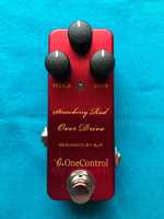 Efekt gitarowy, overdrive, One Control Strawberry Red, na gwarancji