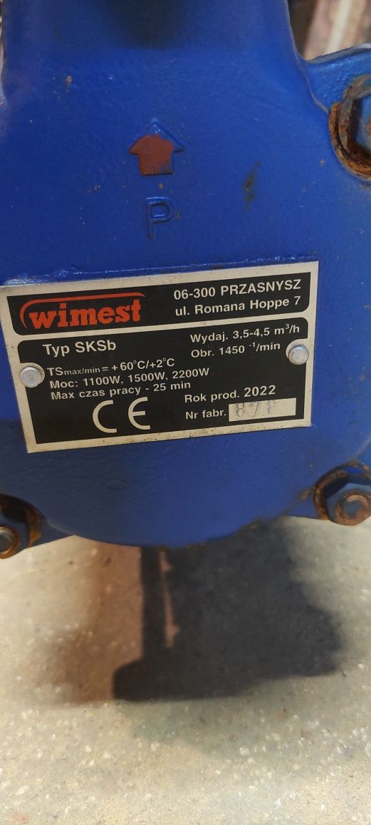 Pompa hydroforowa wimest
