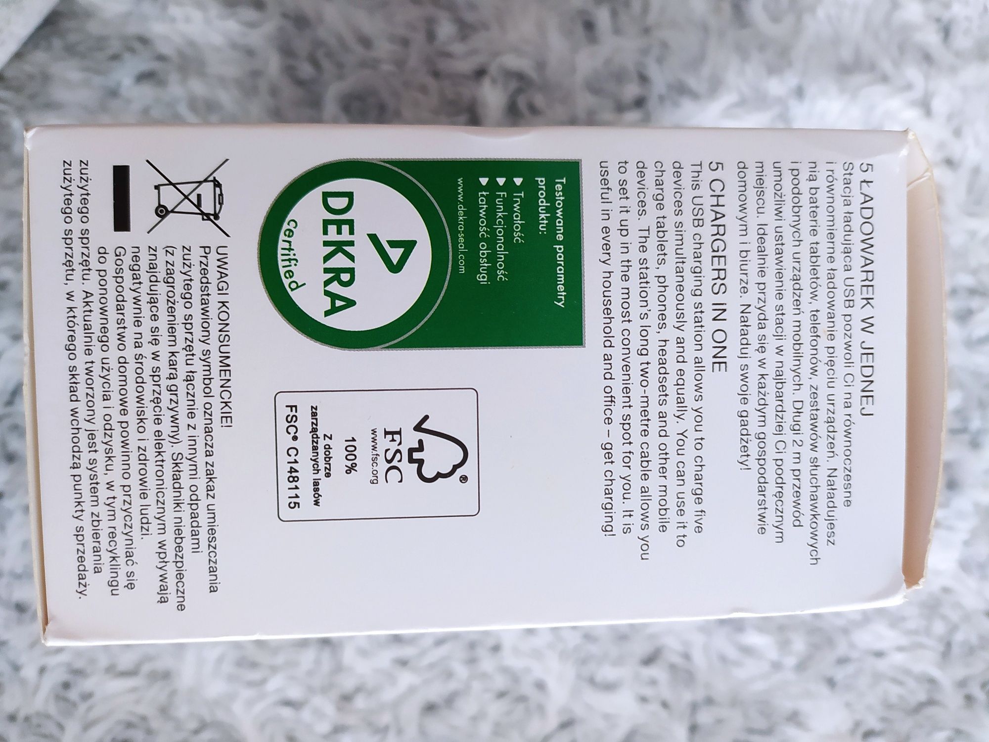 Stacja ładująca usb