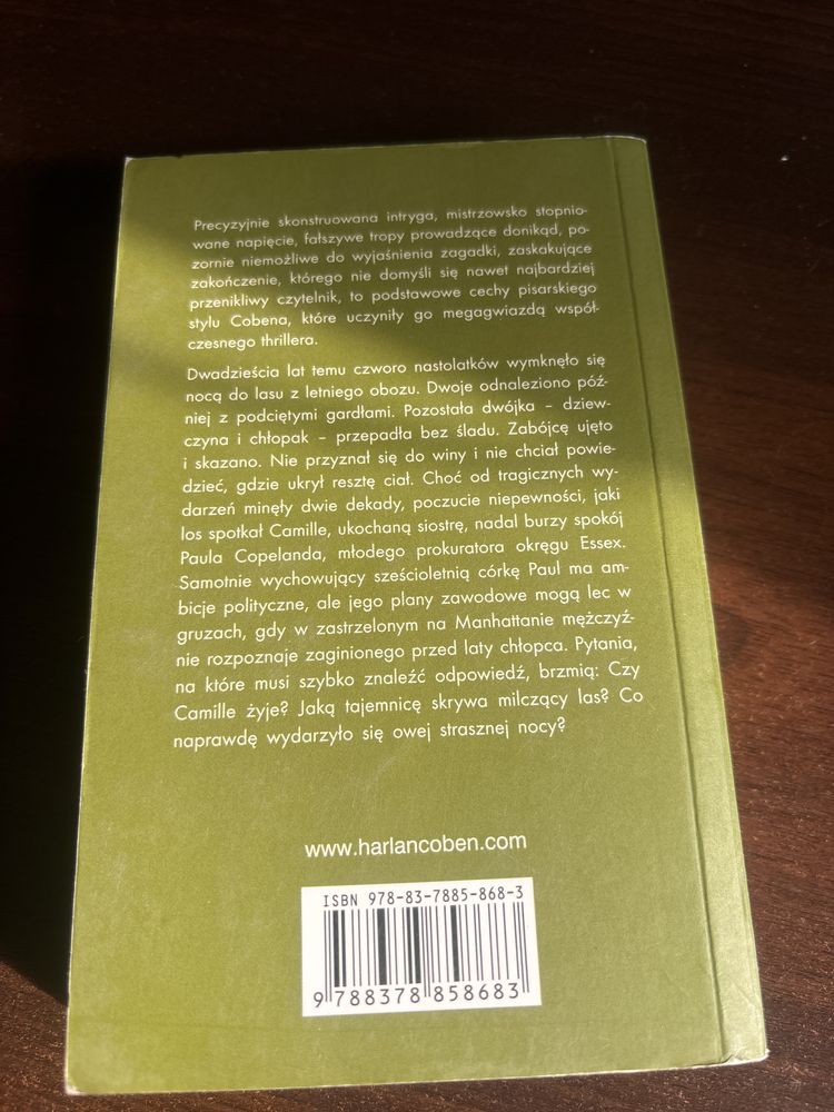 Harlan Coben „ W głębi lasu „