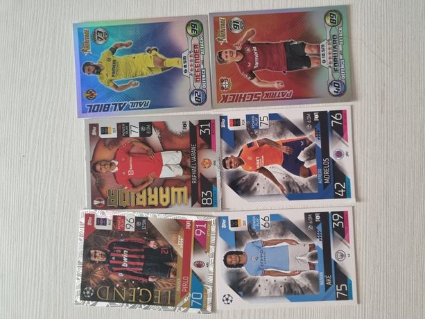 Karty piłkarskie match attax