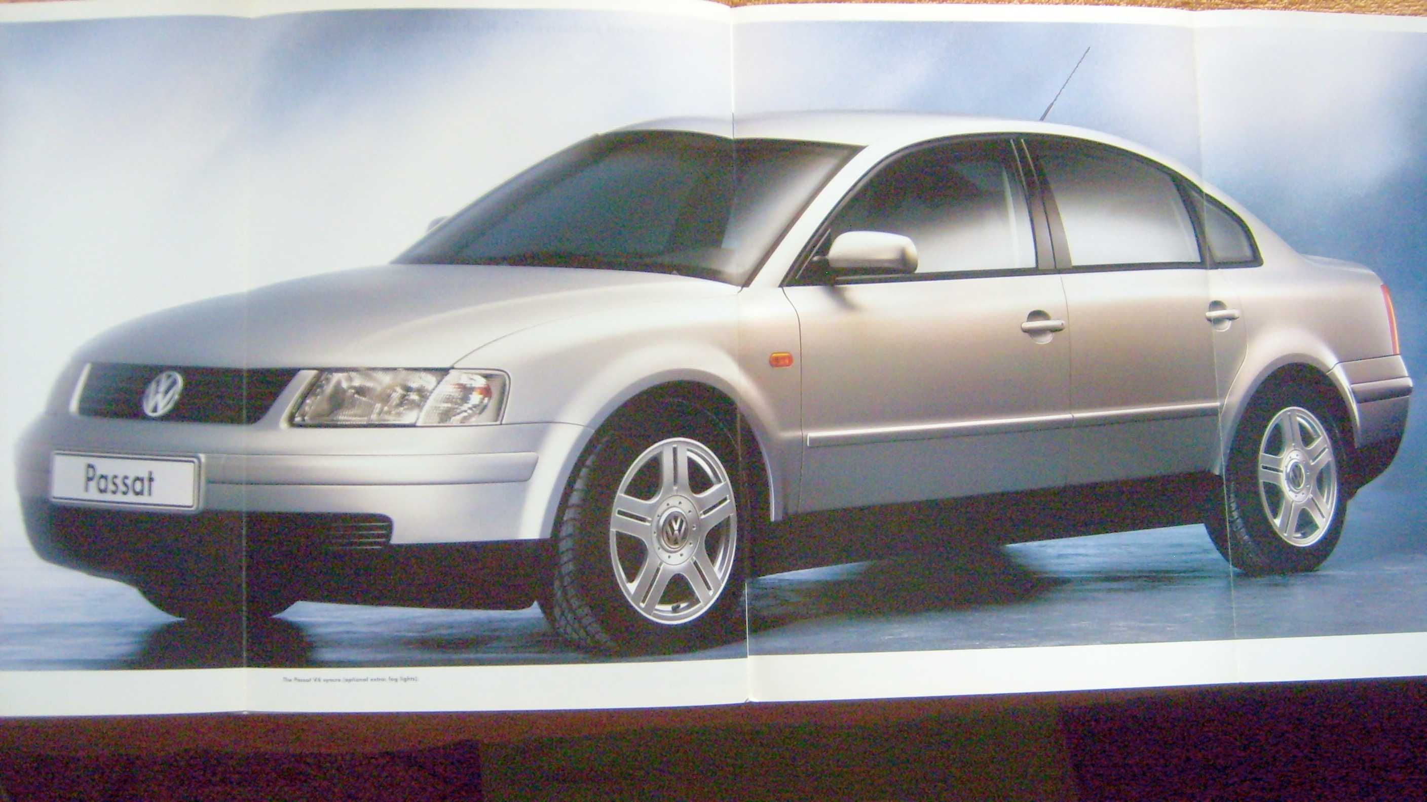 VW Volkswagen Passat B5 1998 * prospekt 56 str. stan BDB WYPRZEDAŻ !