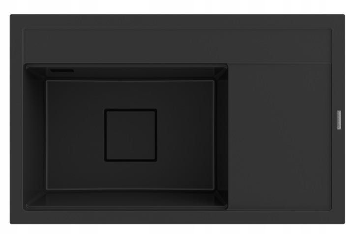 Zlewozmywak granitowy Rendo - Nowy, Czarny, Jenokomorowy