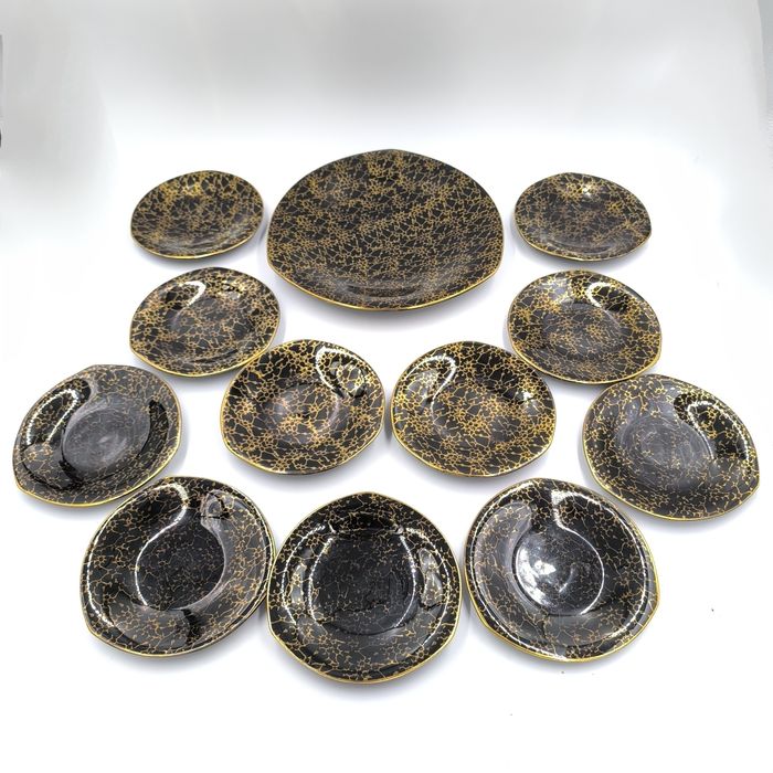 Chodzież Iza Patera Talerzyki Garnitur Do Ciasta Vintage Retro