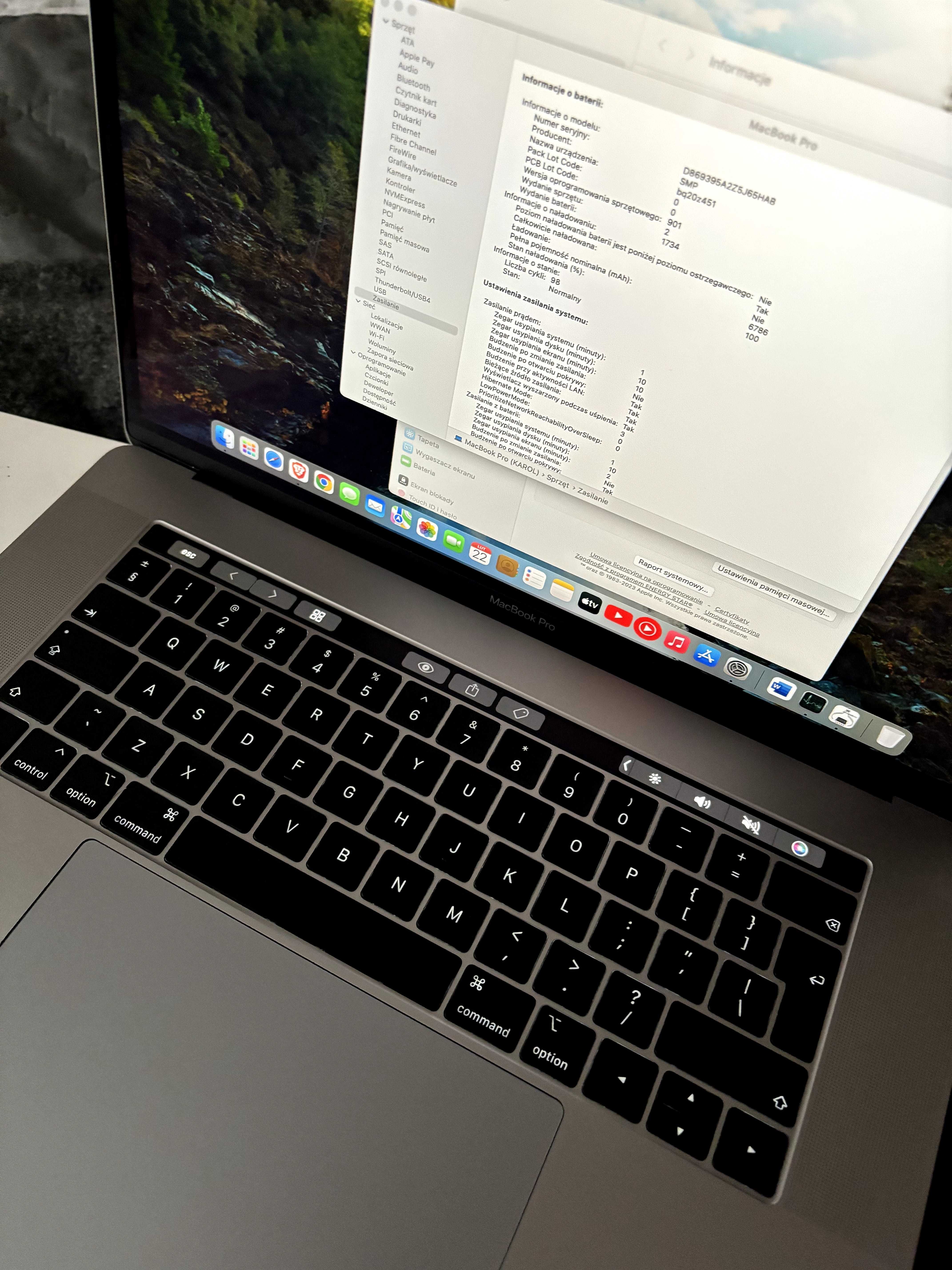 MacBook PRO 15-inch 2018/ 2,6GHz 16GB, Radeon Pro 560X