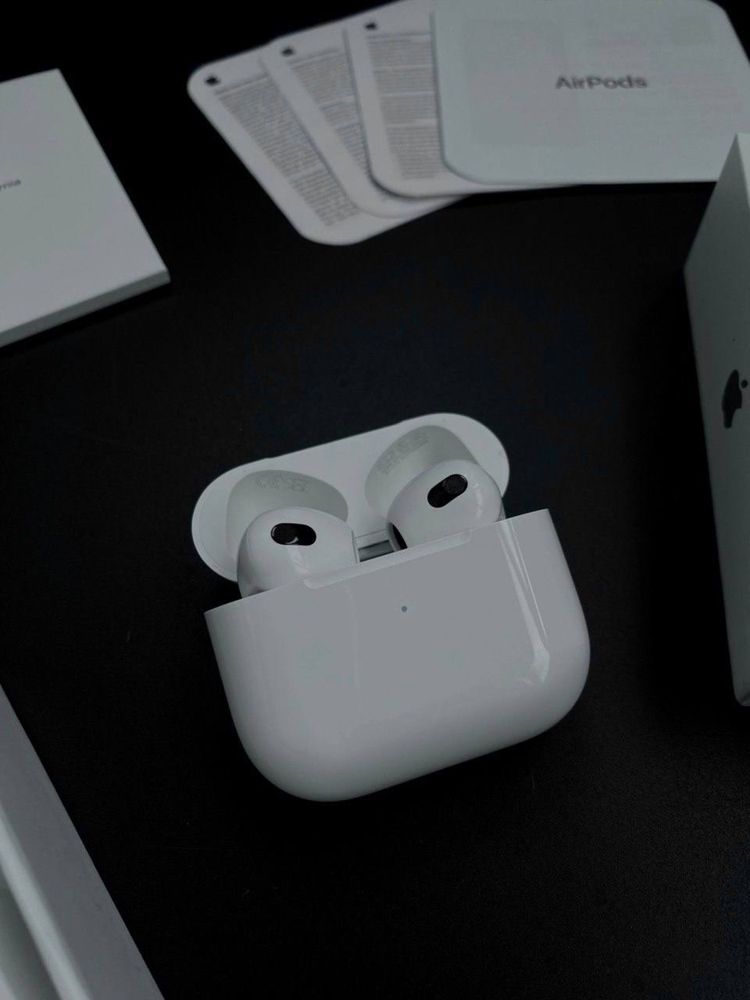 Наушники AirPods 3 premium+ чехол в подарок!