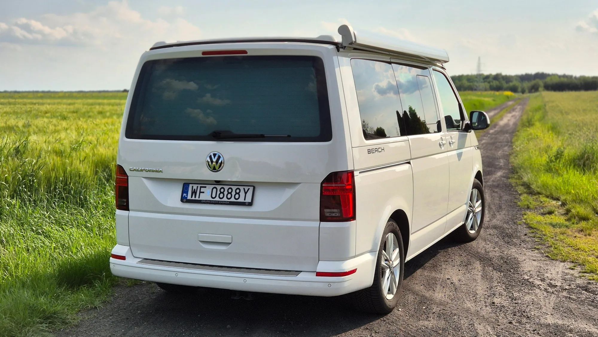 Volkswagen California T6.1 BEACH - 7 miejsc, hak, dużo dodatków, cesja leasingu