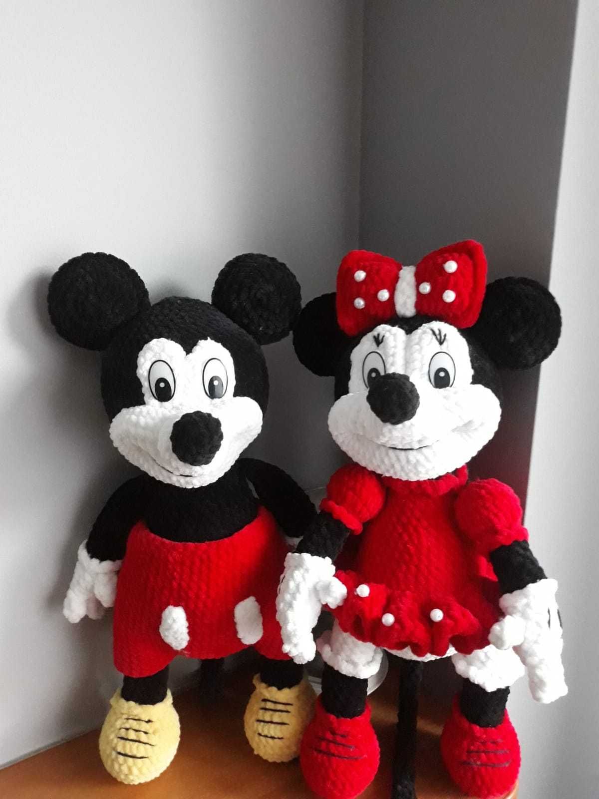 Myszki Minnie i Miki, przytulanka, handmade