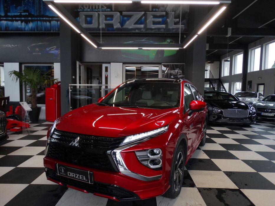 Mitsubishi Eclipse Cross Salon PL/Automat/PHEV/4X4/Skóra/Panorama/HUD/Carplay/Kam.360/Keyless