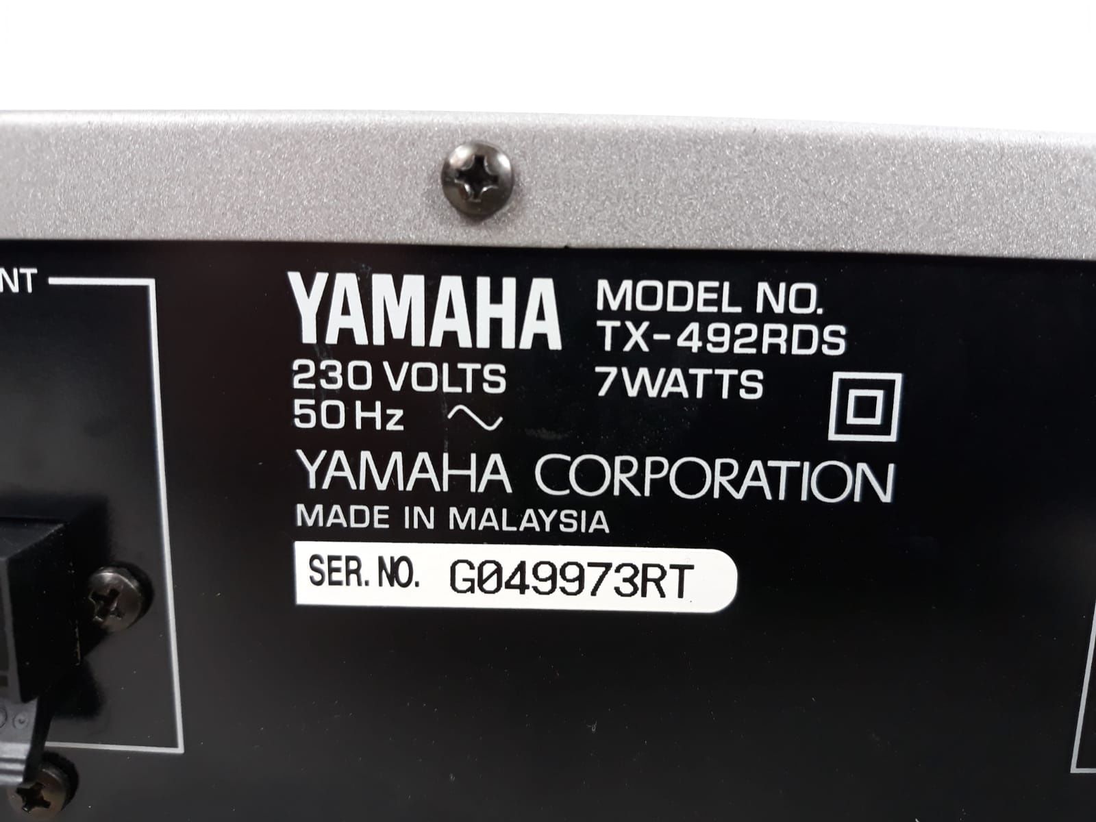 Yamaha tx 492 rds ładny tytan srebrny radio FM tuner