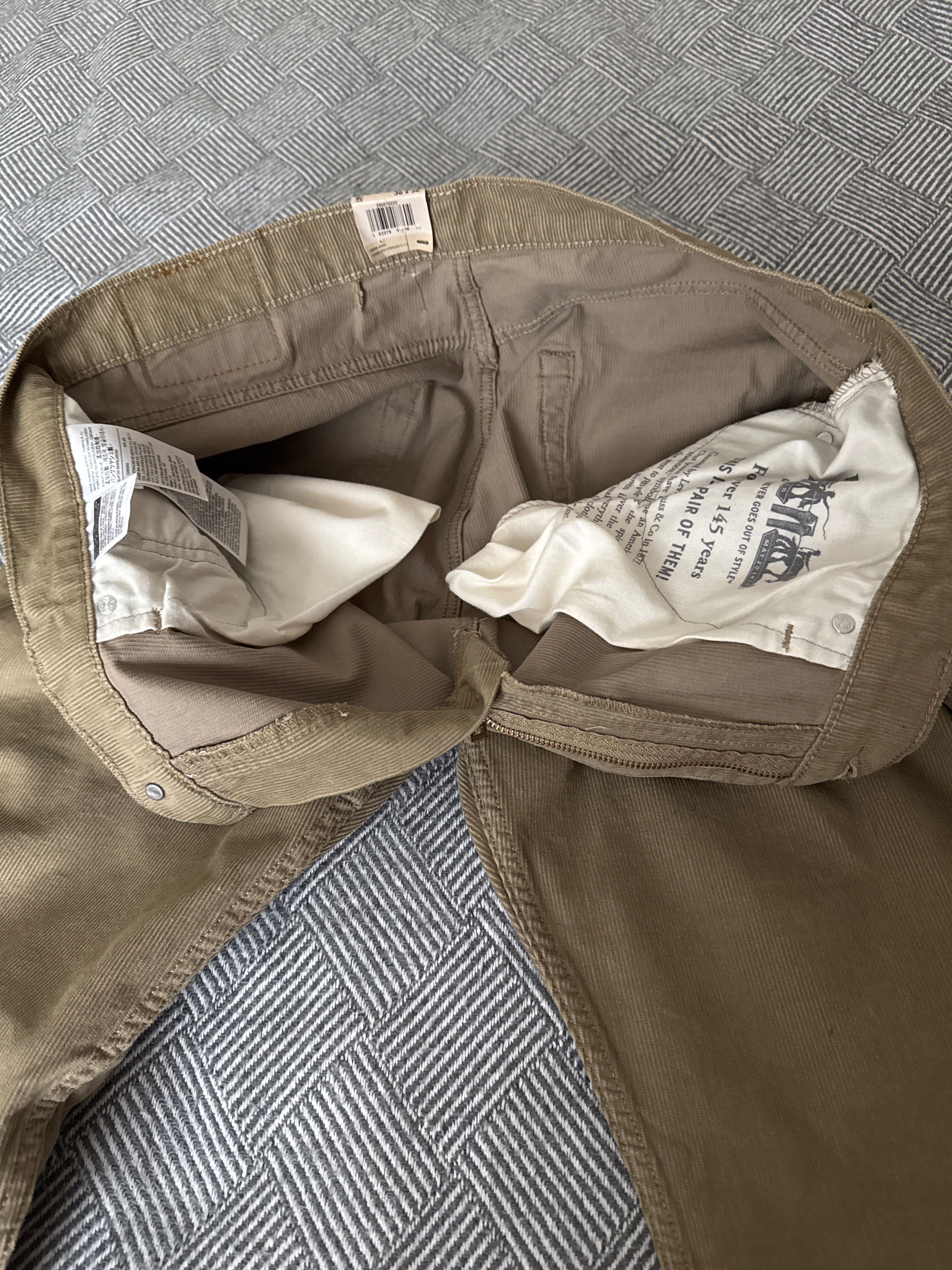 Levis 502 36x32 джинси вельветові нові стрейч з Америки