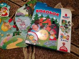 Пазл VLADI TOYS "Подорож казкою. Колобок" для найменших