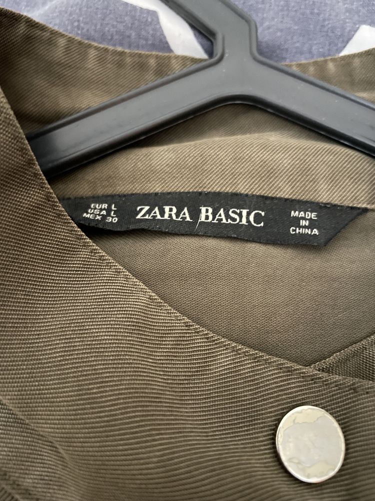 Casaco/camisa- Zara (verde tropa)