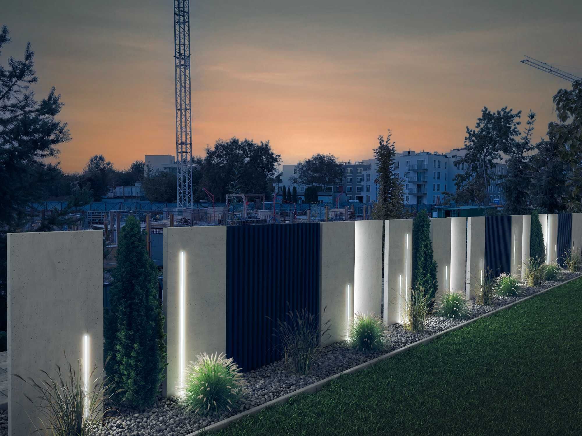 nowoczesny mur ogrodzeniowy  elka betonowa gwarancja najniższej ceny