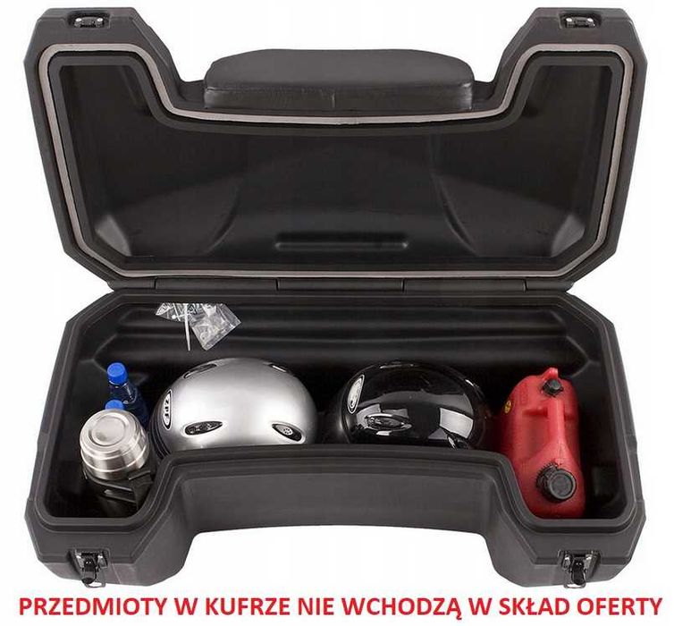 Kufer box SIKKIA tył tylny 85L + OPARCIE/ZAMEK uniwersalny do QUAD ATV