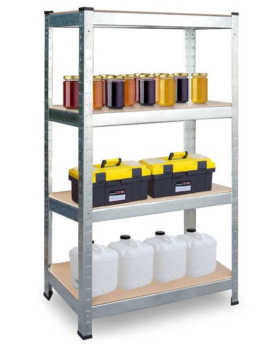 Стелаж металевий 150x70x30 4 полиці  150кг на полицю