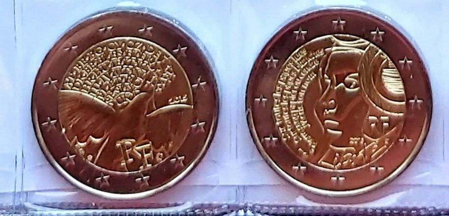 Vendo Moedas UNC & circulada 2€ comemorativas (FRANÇA)