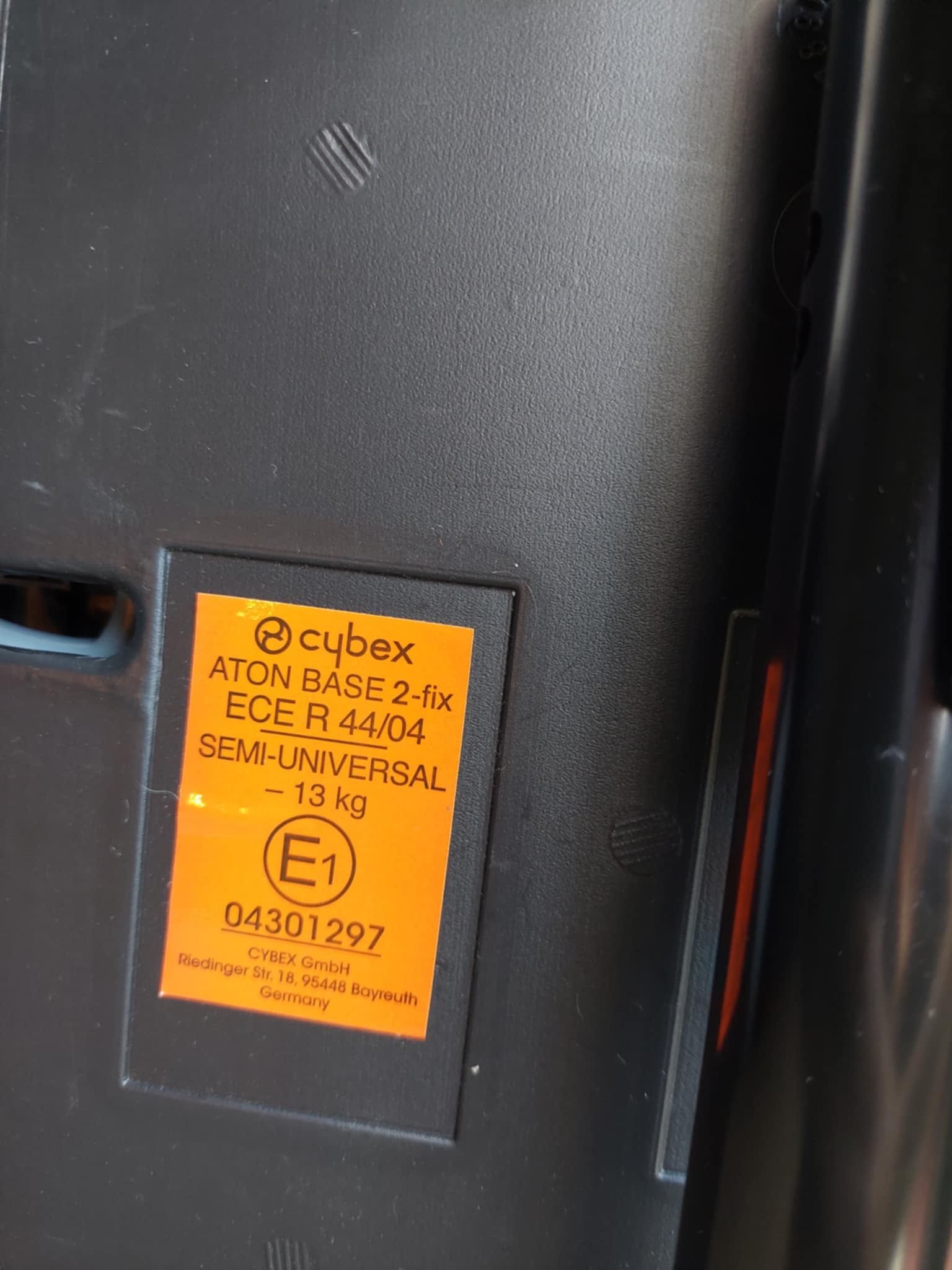 2 Bazy isofix Cybex Aton