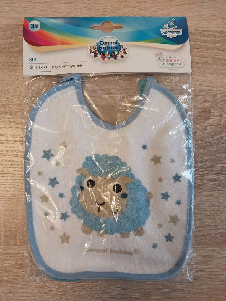 [NOWY] Zestaw 3 śliniaków Canpol Babies