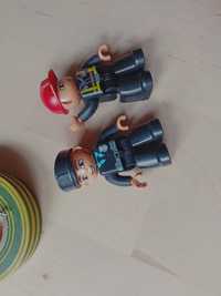 Zestaw zabawek figurki LEGO Duplo strażak i policjant