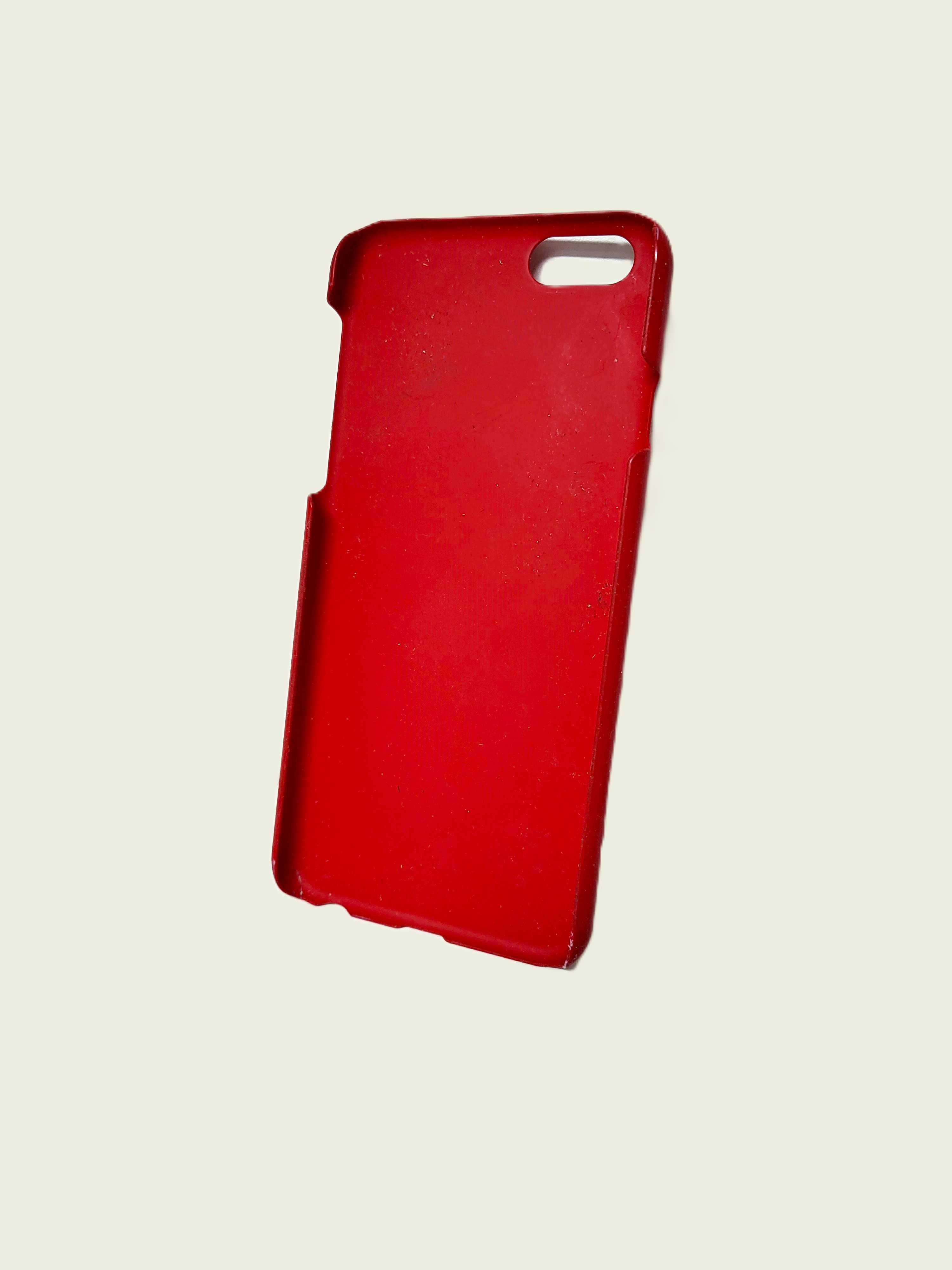 Etui Iphone 6s czerwone plecki