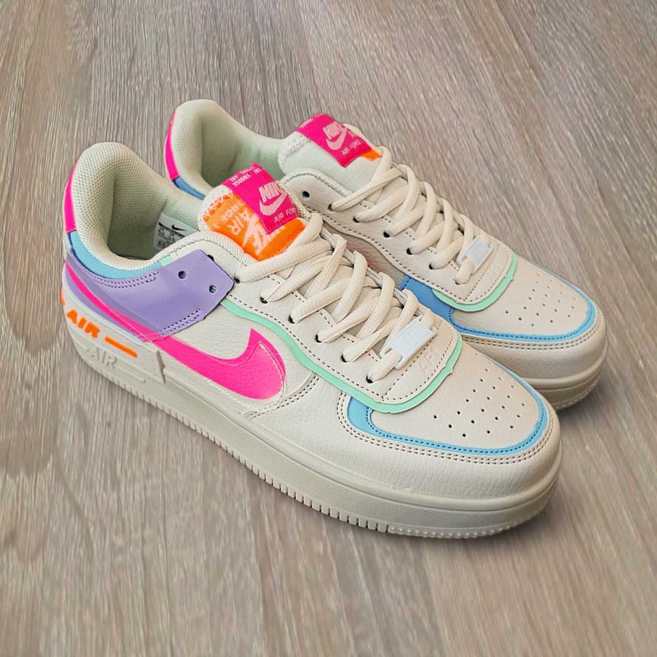 (24,5 см) Женские кроссовки на весну Nike Air Force 1 Shadow / Найк