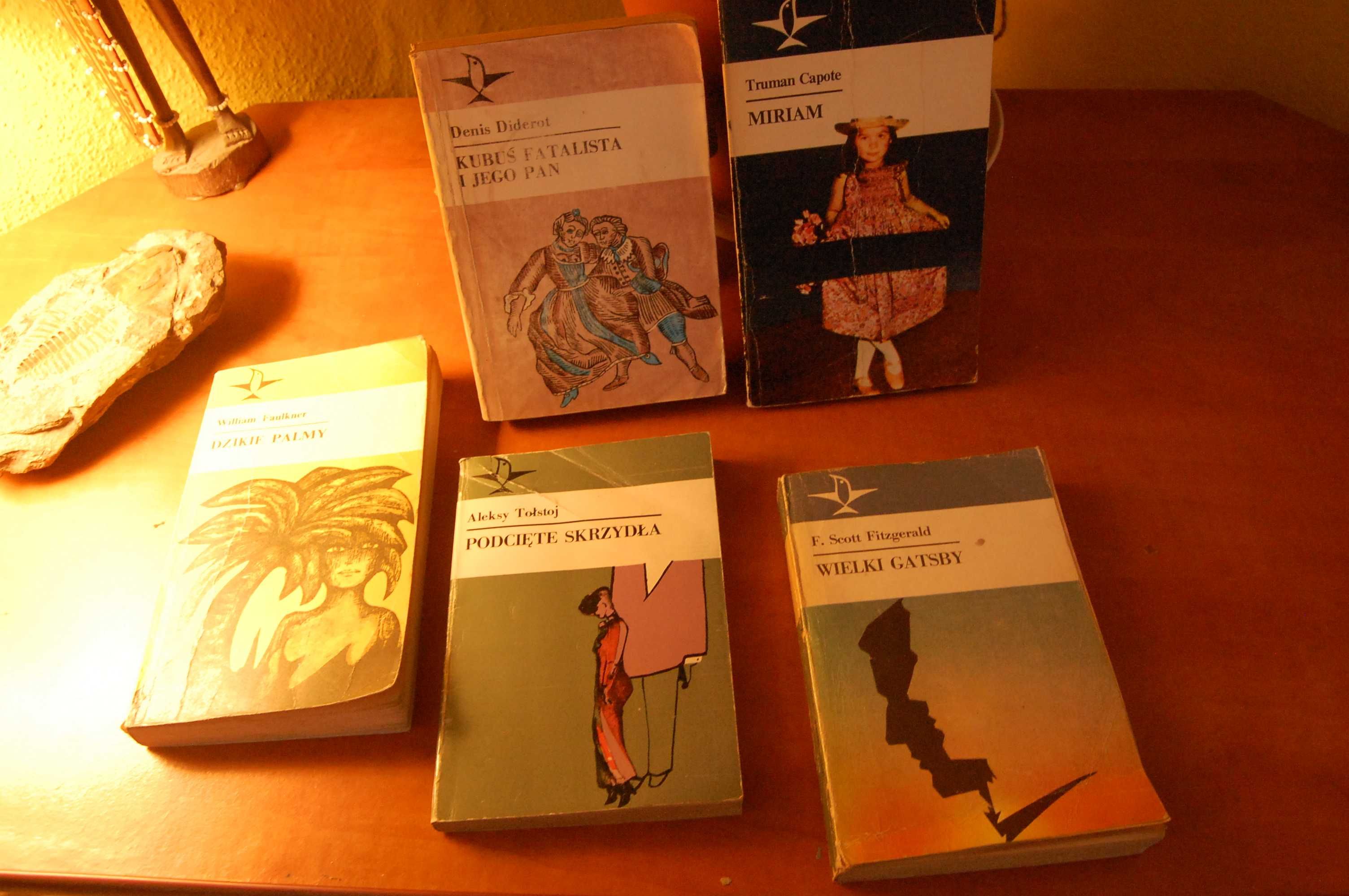Faulkner, Capote,Diderot,Tołstoj,Fitzgerald- Duża czcionka PRL.