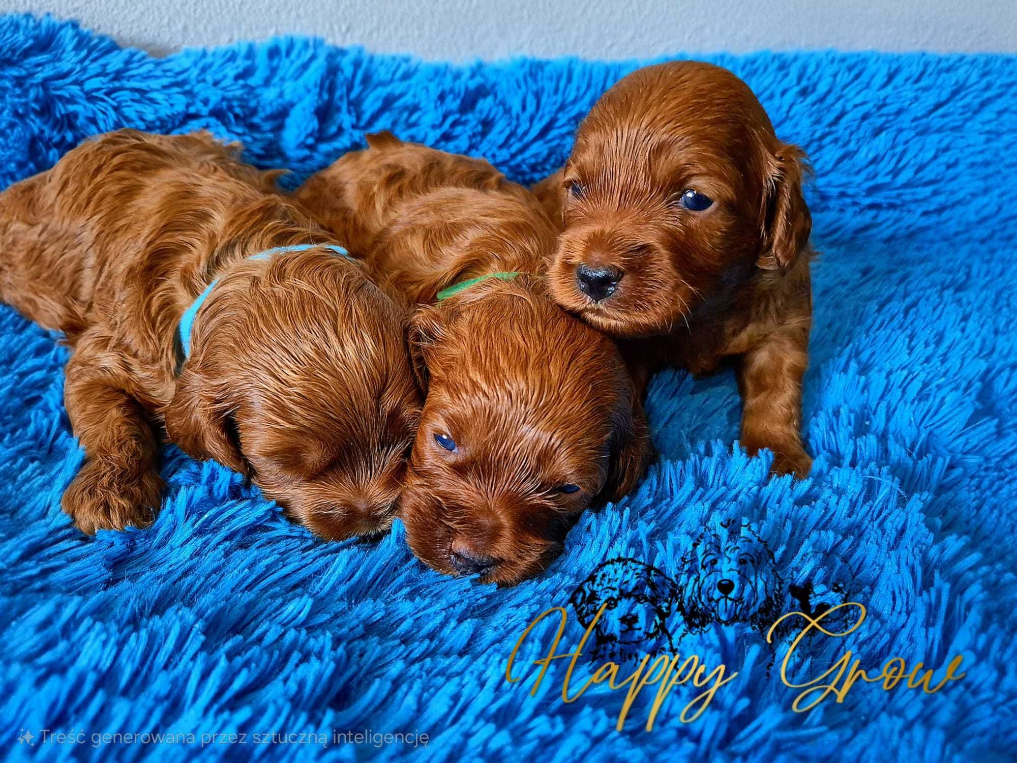 Cockapoo F1B ciemny red