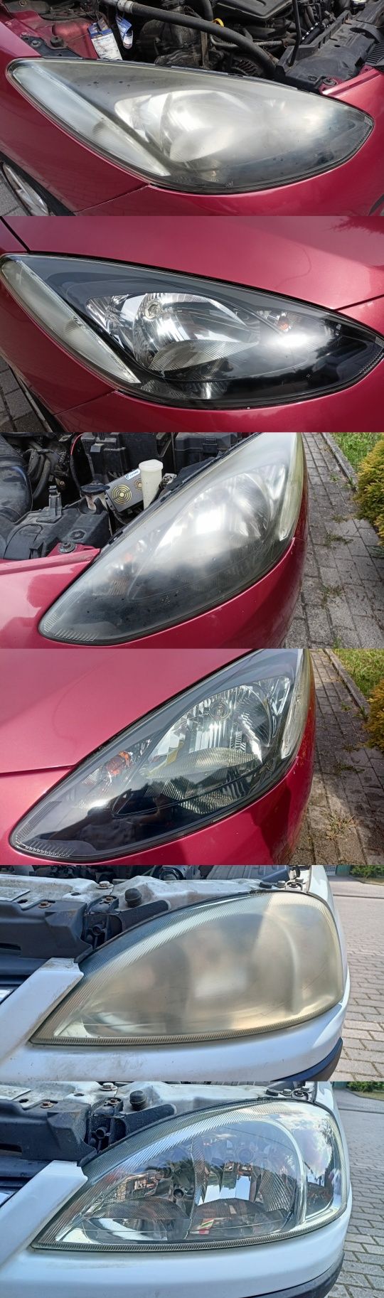 Polerowanie lamp regeneracja reflektorów. Od 45zł. Korekta lakieru.